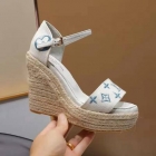 Designer Brand L Womens High Quality 12cm Heeled 4.5cm Front Height Wedges 2021SS H307