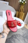 Designer Brand V Womens High Quality Genuine Leather Slippers 2021SS H307