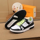 Designer Brand L Mens High Quality Genuine Leather Sneakers 2022SS H801