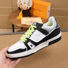 Designer Brand L Mens High Quality Genuine Leather Sneakers 2022SS H801