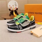 Designer Brand L Mens High Quality Genuine Leather Sneakers 2022SS H801