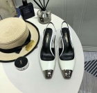 Designer Brand SL Womens Original Quality Genuine Leather 6cm Sandals 2022SS G107