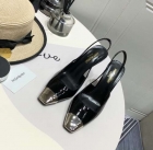 Designer Brand SL Womens Original Quality Genuine Leather 9cm Heeled Sandals 2022SS G107