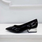 Designer Brand L Womens Original Quality Genuine Leather 3.5cm Heeled Shoes 2022SS G107