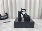 Designer Brand V Womens Original Quality Genuine Leather 6cm Front Height 15.5cm High Heeled Sandals 2022SS G107