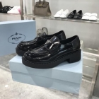 Designer Brand P Womens High Quality Genuine Leather 5cm Heeled Shoes 2022SS TXBW002