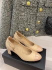 Designer Brand C Womens High Quality Genuine Leather 6.5cm Heeled Shoes 2022SS TXBW002