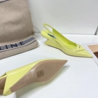 Designer Brand P Womens High Quality Genuine Leather 8.5cm Heeled Sandals 2022SS TXBW002