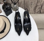 Designer Brand SL Womens High Quality Genuine Leather 5.5cm Heeled Sandals 2022SS TXBW002