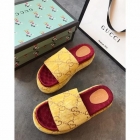 Designer Brand G Womens High Quality Platform Slippers Cow Leather inside 2022SS DXS03