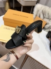 Designer Brand L Womens High Quality Genuine Leather Chunky Heeled Slippers 2022SS G103