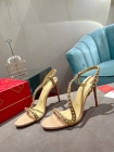Designer Brand CL Womens Original Quality Genuine Leather 10cm High Heeled Sandals 2022SS G103