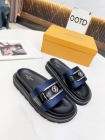 Designer Brand L Womens High Quality Genuine Leather Slippers 2022SS G103