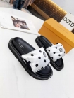 Designer Brand L Womens High Quality Genuine Leather Slippers 2022SS G103