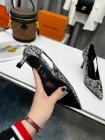 Designer Brand L Womens Original Quality Genuine Leather 8.5cm Heeled Sandals 2022SS G103