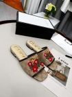 Designer Brand G Womens High Quality Slippers Sheep Skin inside 2022SS G103