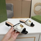 Designer Brand G Womens High Quality Slippers Sheep Skin inside 2022SS G103