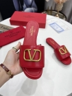 Designer Brand Val Womens High Quality Genuine Leather Slippers 2022SS G103