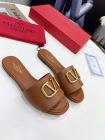 Designer Brand Val Womens High Quality Genuine Leather Slippers 2022SS G103