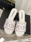 Designer Brand C Womens Original Quality 4.5cm Heeled Slippers Sheep Skin inside 2022SS G103