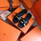 Designer Brand H Womens Original Quality Genuine Leather Slippers 2022SS M8906