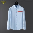 Designer Brand P Mens High Quality Long Sleeves Shirts 2022FW D1007