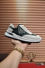 Designer Brand P Mens High Quality Genuine Leather Sneakers 2022FW TXBM07