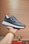 Designer Brand P Mens High Quality Genuine Leather Sneakers 2022FW TXBM07