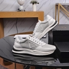 Designer Brand P Mens High Quality Genuine Leather Sneakers 2022FW TXBM07