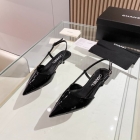 Design Brand C Womens Original Quality Genuine Leather 3cm Heeled Sandals 2023SS TXBW02