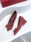 Design Brand Frgm Womens Original Quality Genuine Leather 5cm Heeled Shoes 2023SS TXBW02