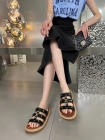 Design Brand Cel Womens High Quality Genuine Leather Sandals 2023SS TXBW02