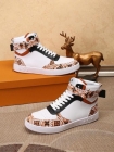 Design Brand L Mens High Quality Genuine Leather High-Tops 2023SS H303