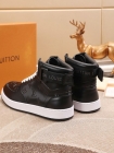 Design Brand L Mens High Quality Genuine Leather High-Tops 2023SS H303