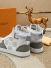 Design Brand L Mens High Quality Genuine Leather High-Tops 2023SS H303