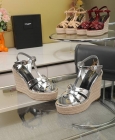 Design Brand YSL Womens Original Quality Heel Sandals 14cm Heels 4cm front 2023SS G104