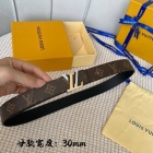 Design Brand L Original Quality Genuine Leather W3.0cm Belts 2023SS M304