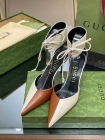 Design Brand G Womens Original Quality Genuine Leather 8.5cm Heels 2023SS DXS04