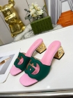 Design Brand G Womens High Quality Genuine Leather Slippers 2023SS H304