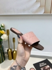 Design Brand Val Womens High Quality Genuine Leather Slippers 2023SS H304