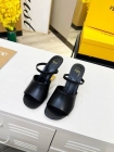 Design Brand F Womens High Quality Genuine Leather Slippers 2023SS H304