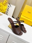 Design Brand F Womens High Quality Genuine Leather Slippers 2023SS H304