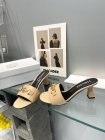 Design Brand V Womens Original Quality Genuine Leather Slippers 2023SS G106