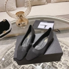 Design Brand C Womens Original Quality Genuine Leather 2.5cm Heeled Shoes 2023SS G106