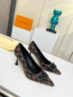 Design Brand L Womens Original Quality Genuine Leather 7cm Heels 2023SS G106