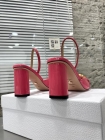 Design Brand D Womens Original Quality Genuine Leather 8.5cm Heeled Sandals 2023SS G106