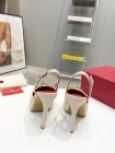 Design Brand Val Womens Original Quality Genuine Leather 12cm High Heels 2023SS G106