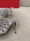 Design Brand Val Womens Original Quality 8cm High Heels Genuine Leather inside 2023SS G106