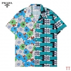 Design Brand P Mens High Quality Short Sleeves Shirts 2023FW D1907