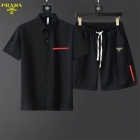 Design Brand P Mens High Quality Short Sleeves Shirts Suits 2023FW D1008
